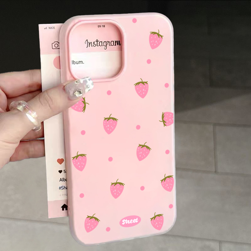 Sweet Pink Strawberry Pattern  - Samsung Galaxy S24 recension och pris