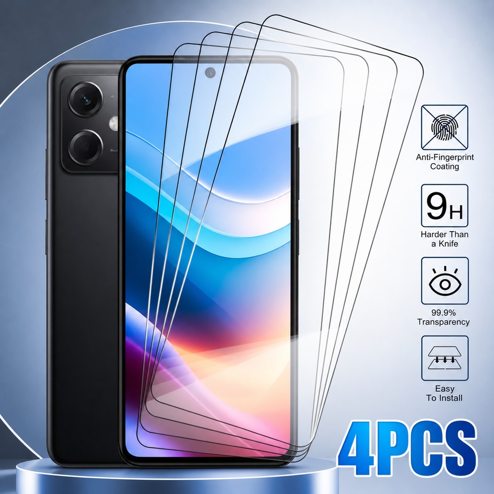 4PCS Tempered Glass For Realme - Realme C67 recension och pris