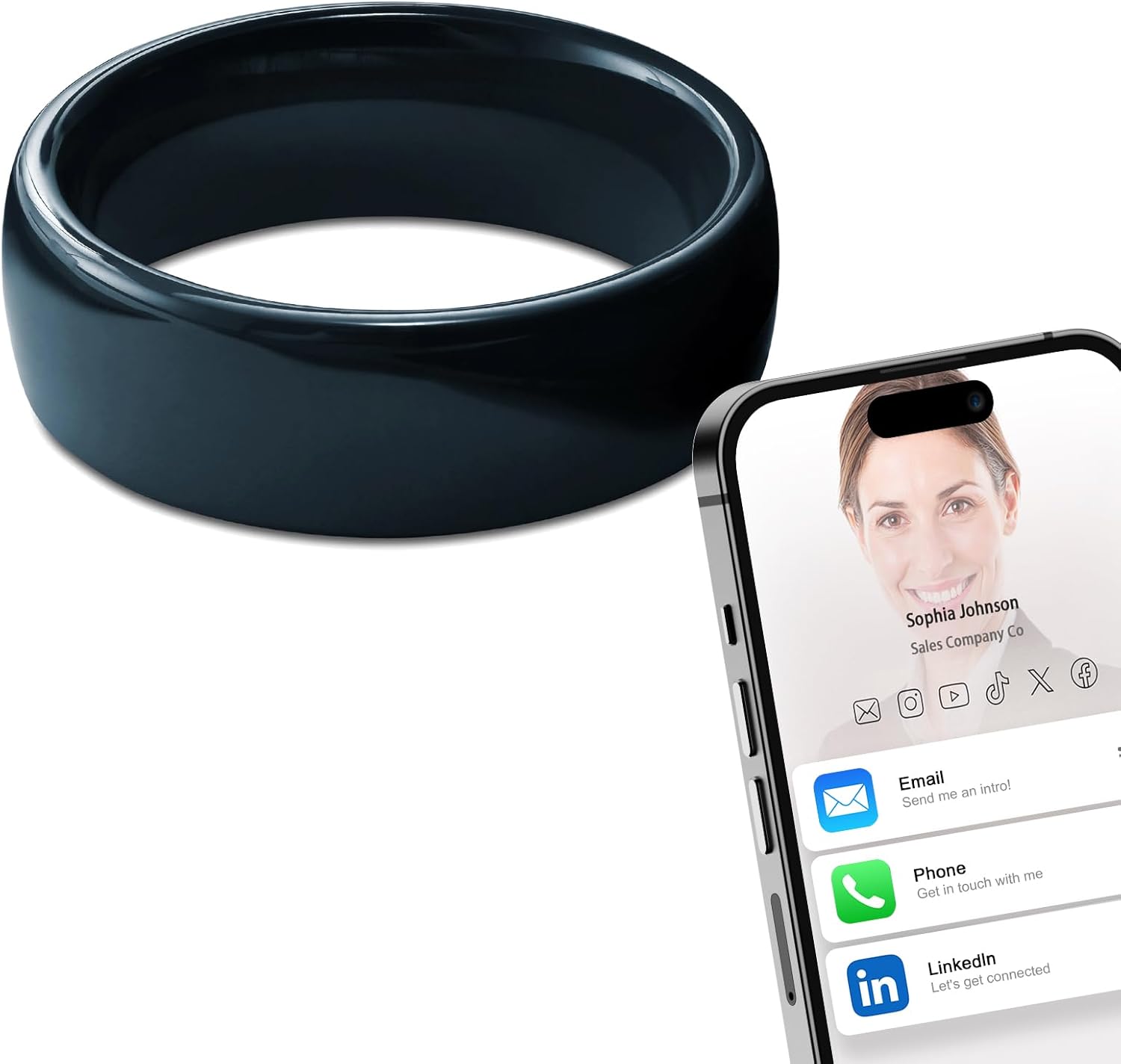 Ntag215 NFC Full Ceramic Smart - Smart Ring Nfc Pay recension och pris